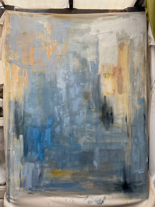 Abstract Oil Painting, 48x63,” Commission