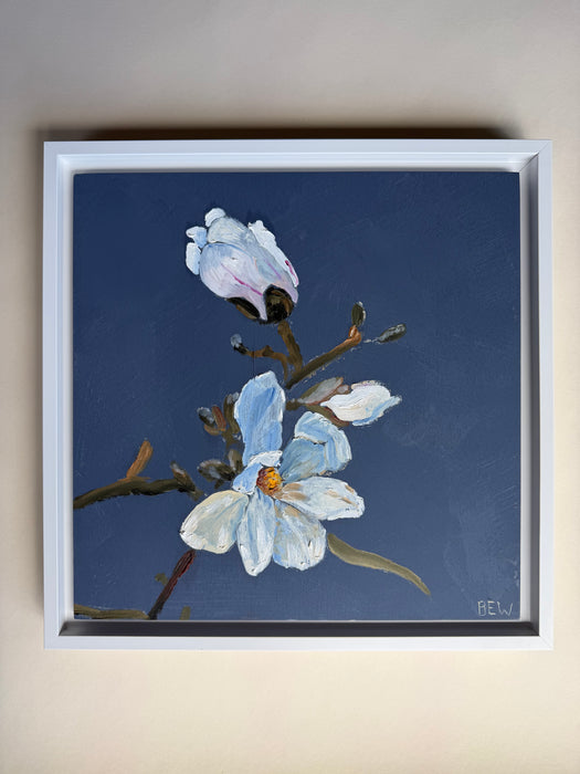 Magnolia 3 Blooms 12x12”