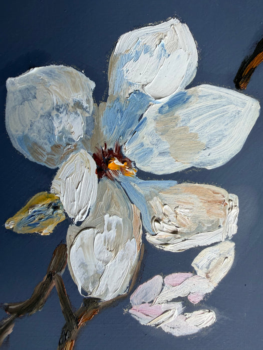 Magnolia White Bloom 8x8”