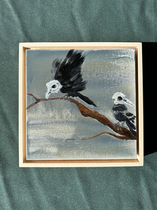 Skull Crows duo 8x8"