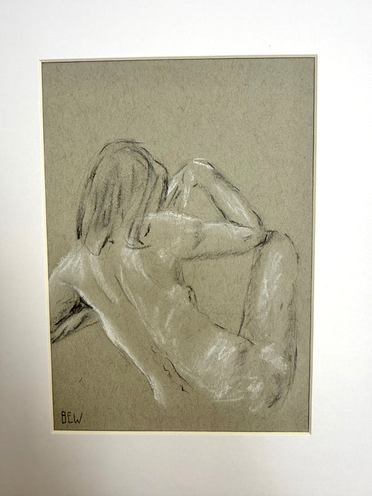 Nude Backside, 10" x 10"